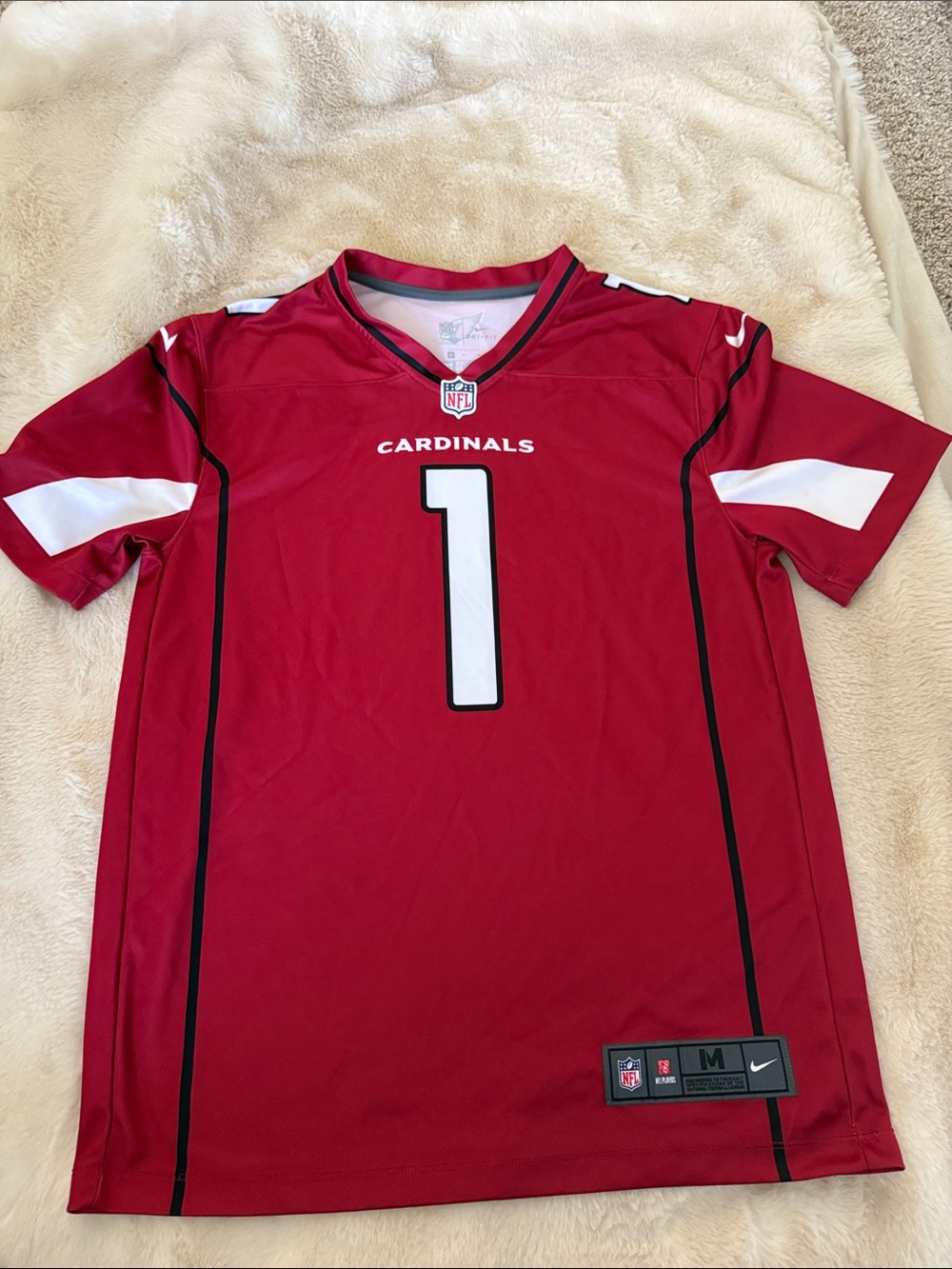 Nike Arizona Cardinals Red #1 Men's Football Jersey